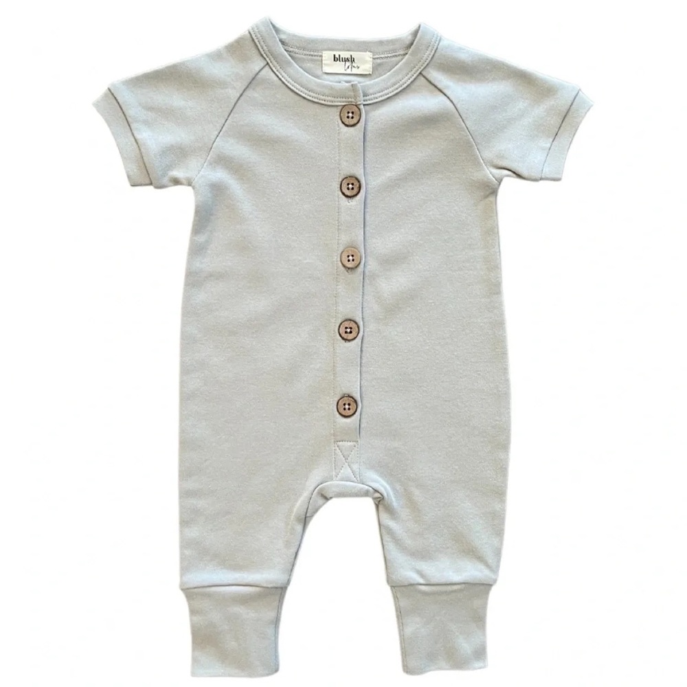 CEMENT | Blush Lotus Organic Baby Romper